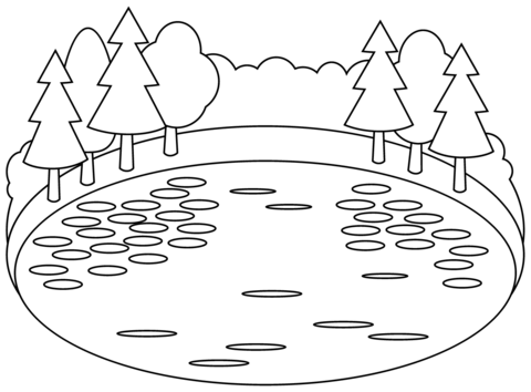 Lake coloring page free printable coloring pages