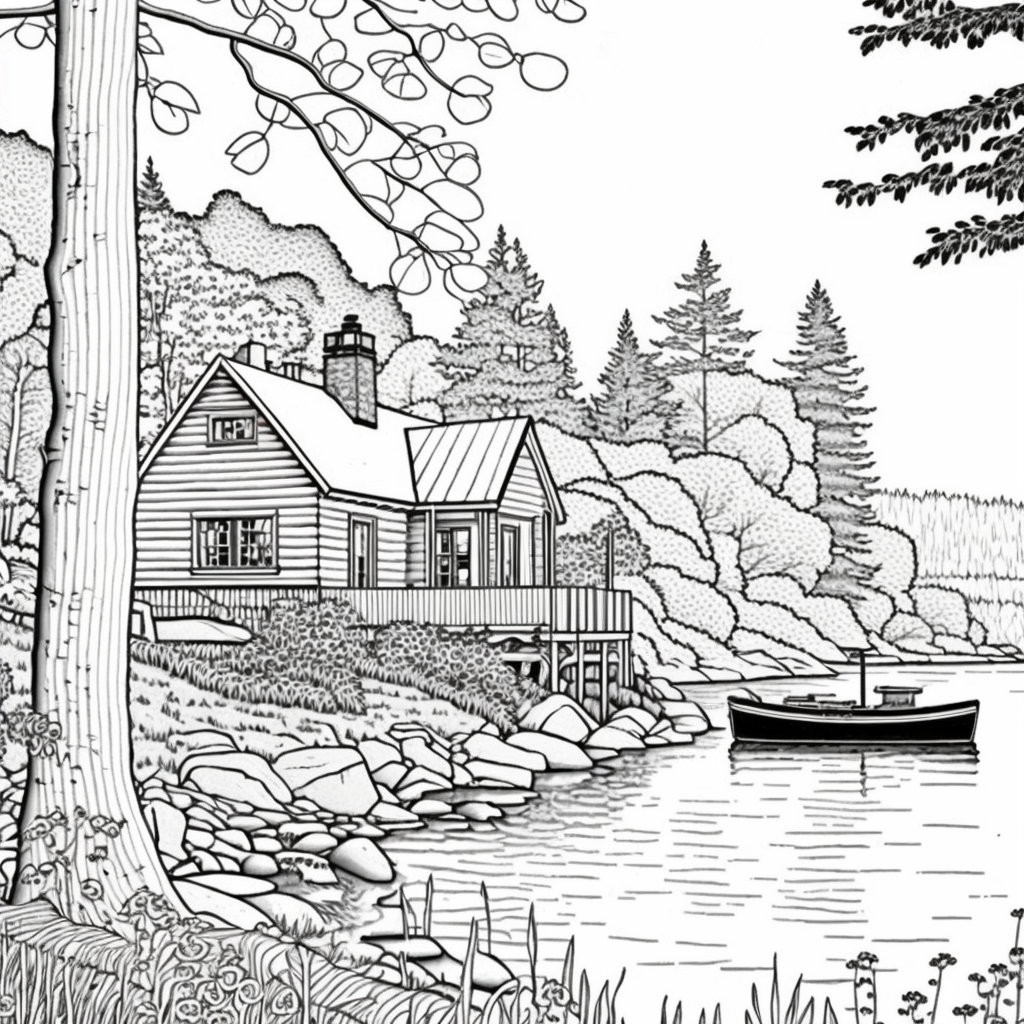 Ai midjourney prompts for house coloring pages â the ai prompt shop