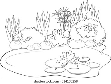 Lake coloring pages images stock photos d objects vectors