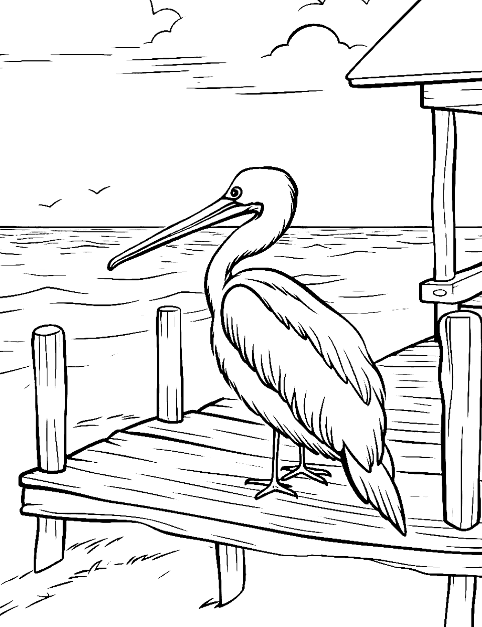 Beach coloring pages free printable sheets