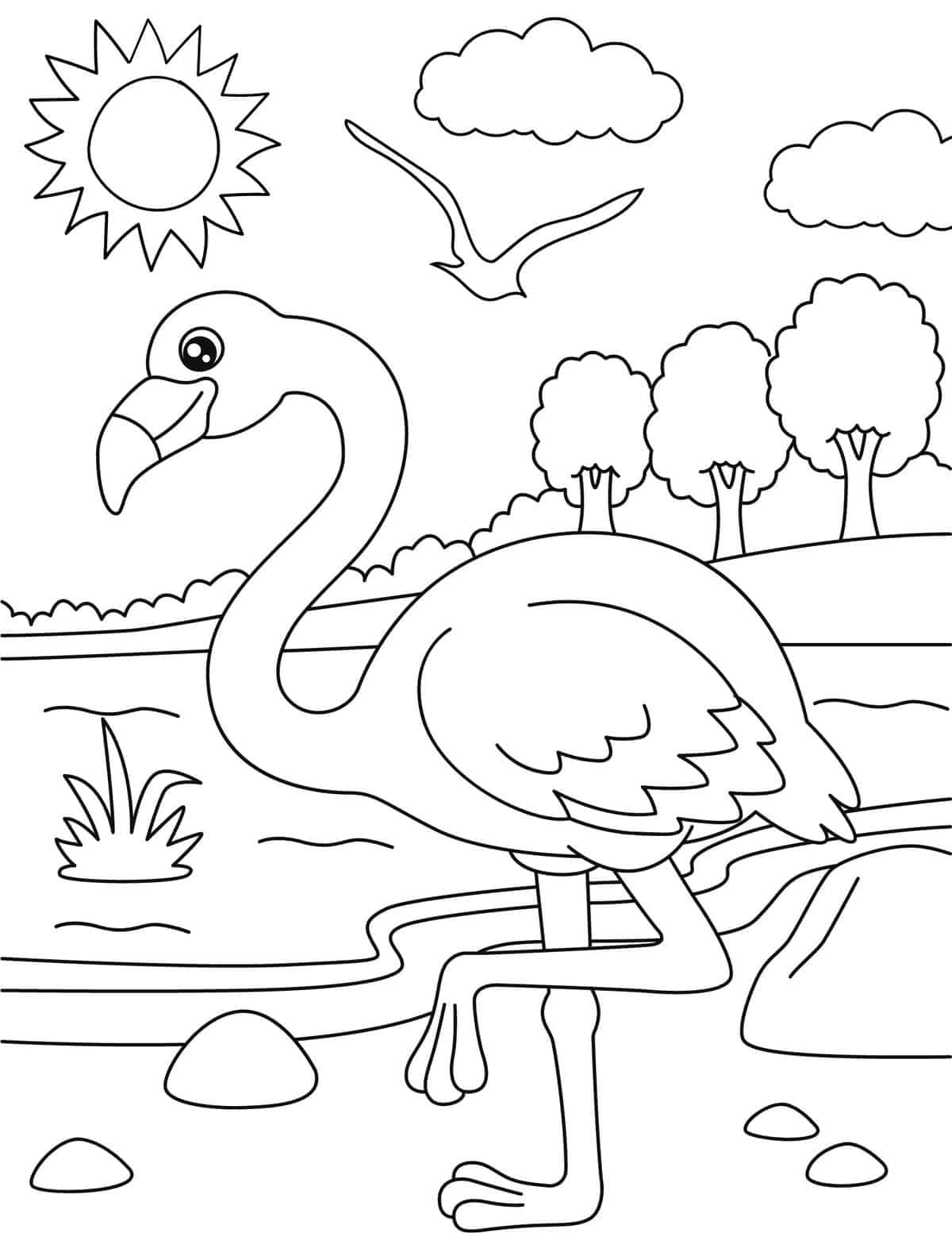 Free summer coloring pages for kids