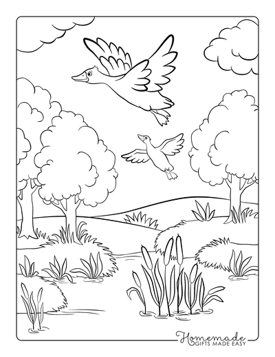 Free printable autumn fall coloring pages