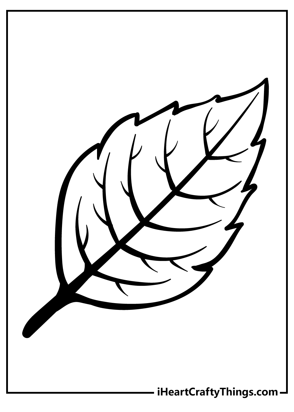 Simple leaf worksheet