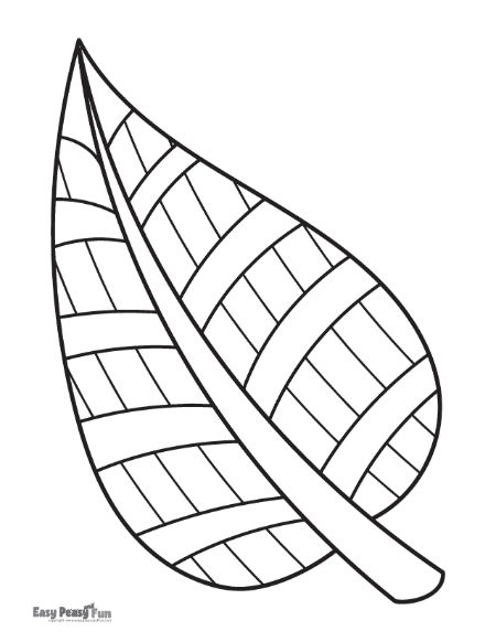 Printable leaf coloring pages â sheets