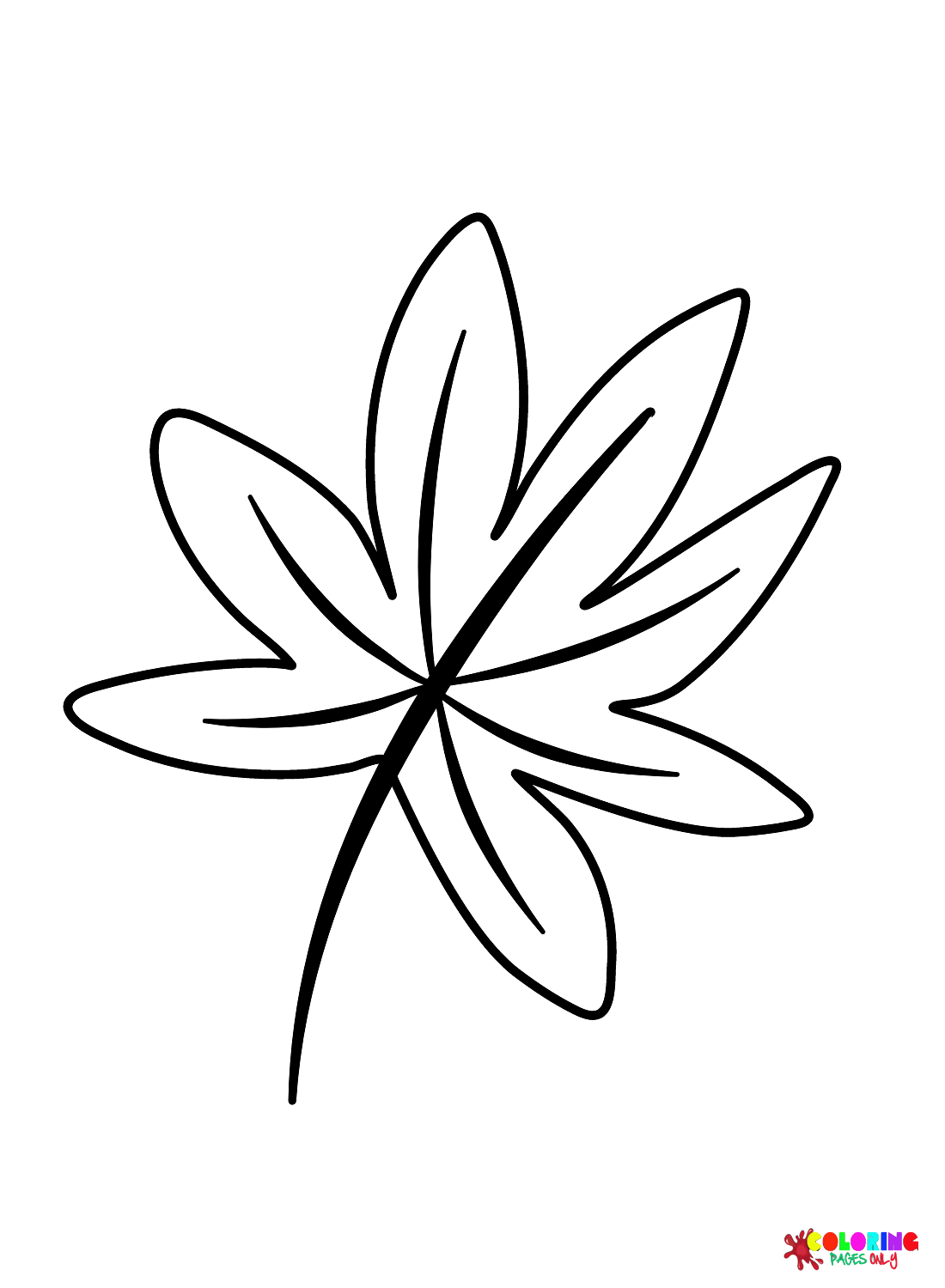 Leaves coloring pages printable for free download