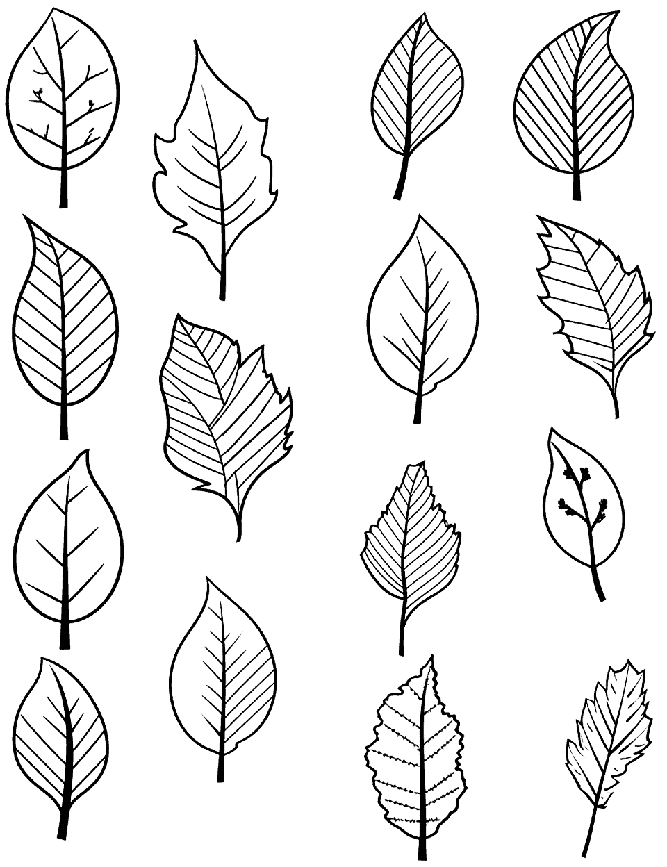 Fall coloring pages free printable sheets