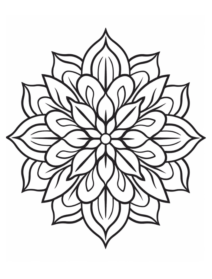 Mandala coloring pages hue therapy