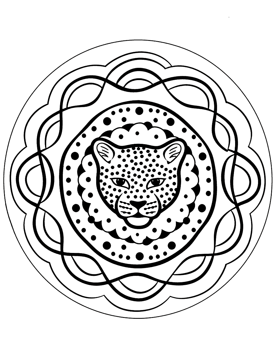 Mandala coloring pages free printable sheets