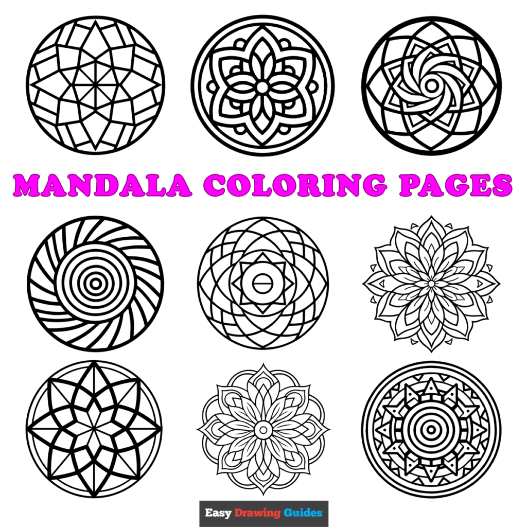 Free mandala coloring pages