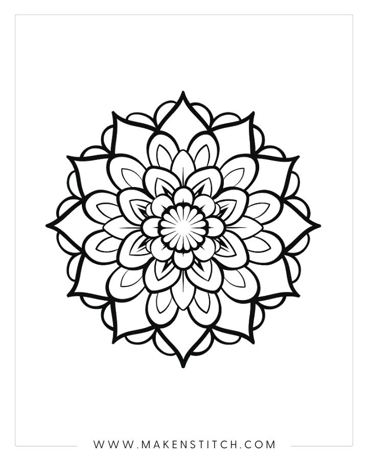 Free mandala coloring pages for kids and adults