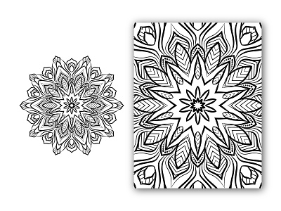 Easy mandala coloring book simple and basic by abid ali on