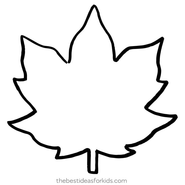 Leaf template free printables