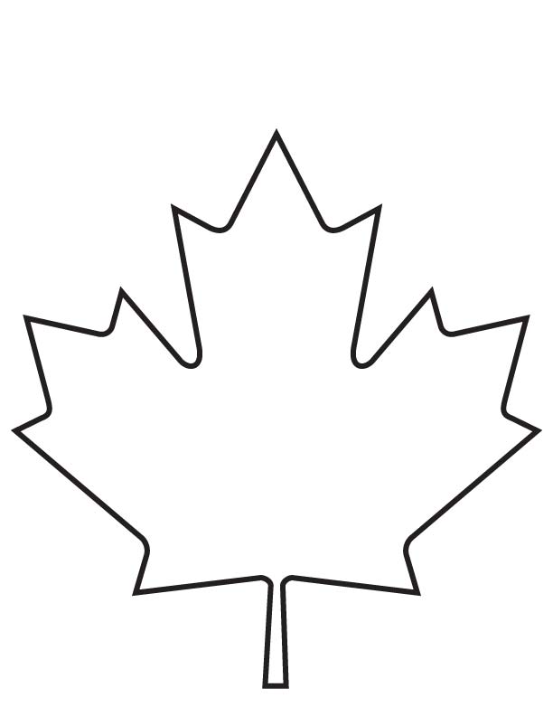 Maple leaf coloring page download free maple leaf coloring page for kids best coloring pages