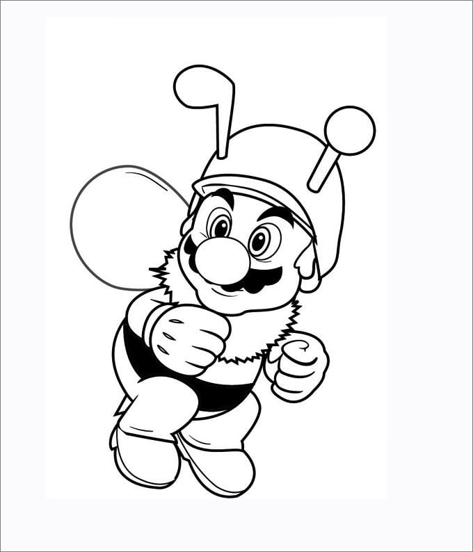 Mario coloring pages