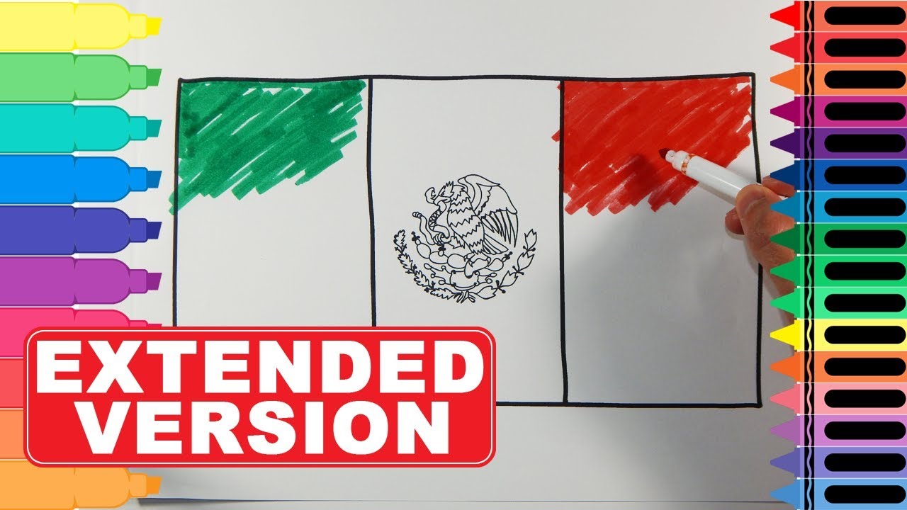 How to draw exico flag extended version