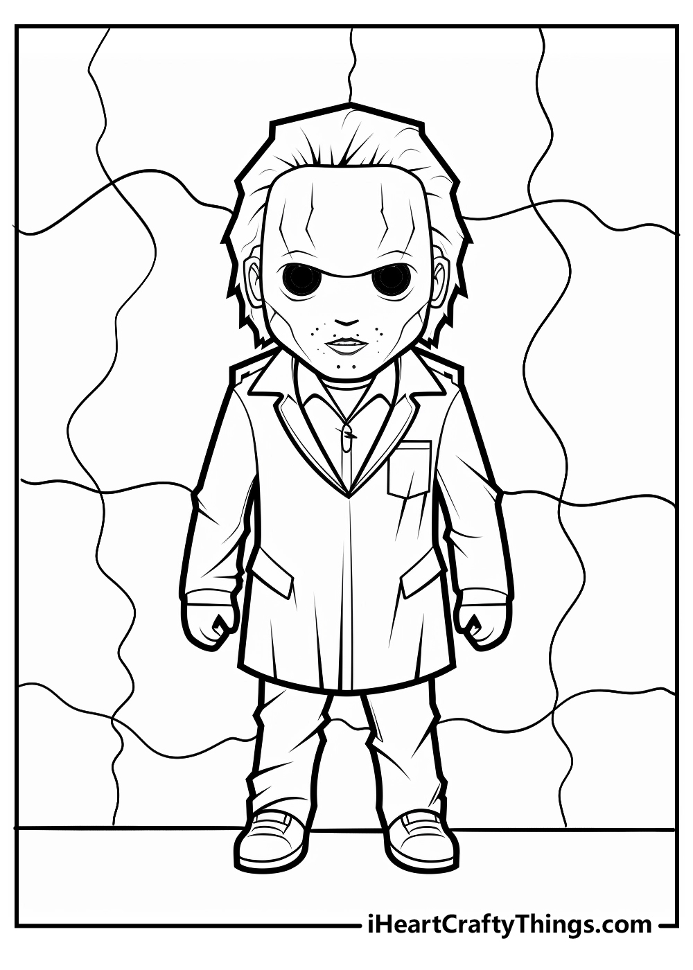 Printable michael myers coloring pages updated