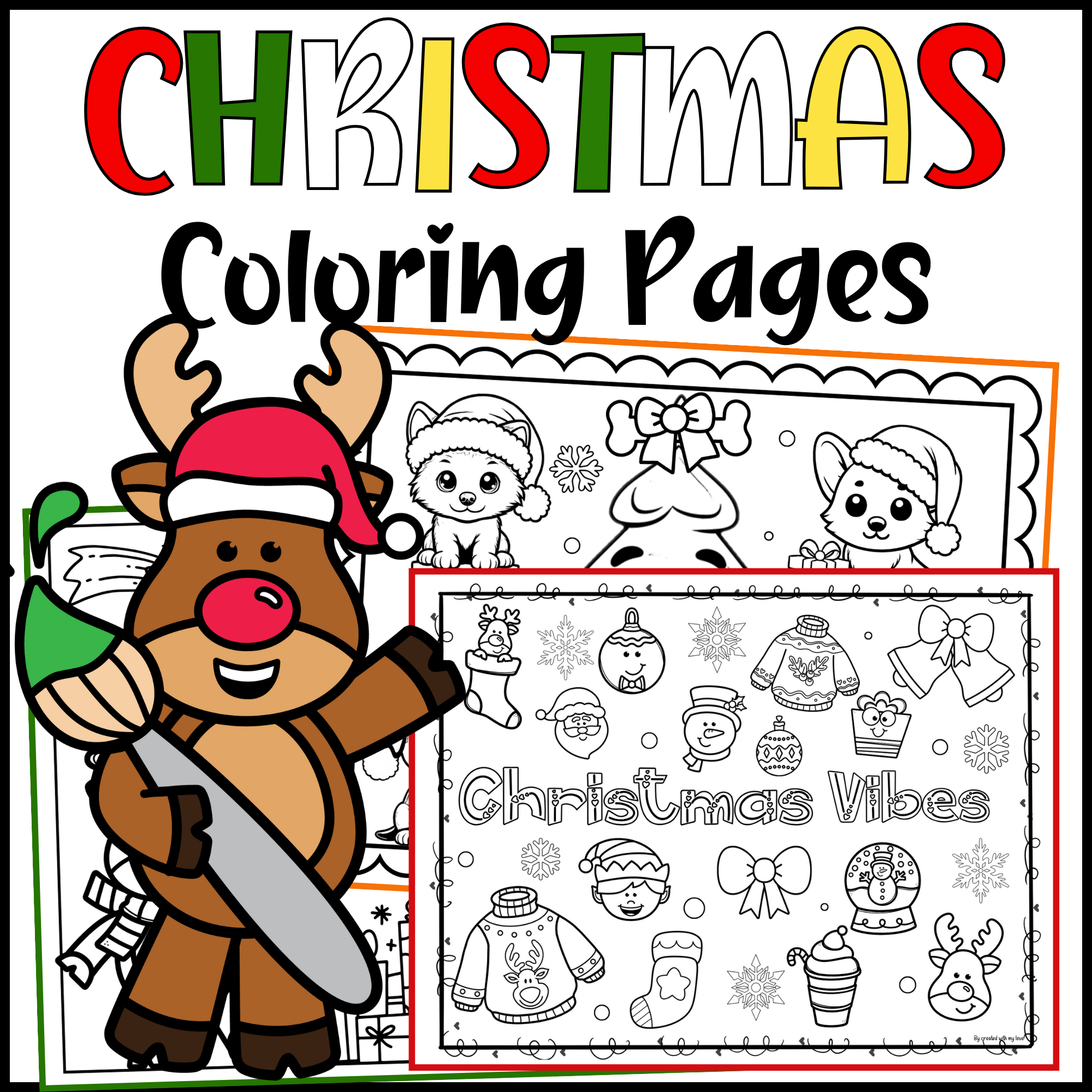 Christmas coloring pages template letter to santa writing prompts worksheets made by teachers