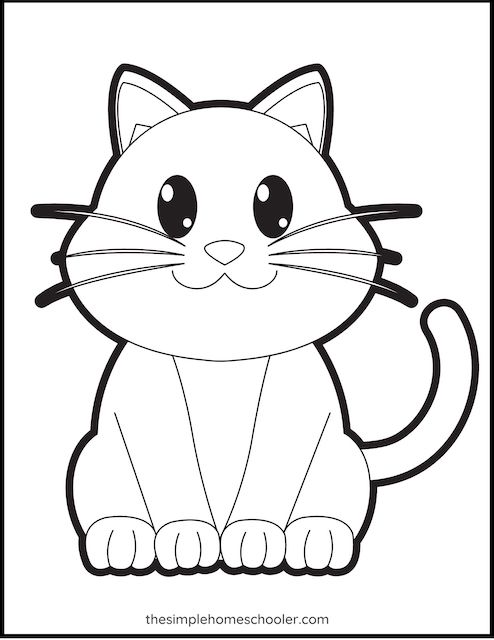 Cute animal coloring pages printable and free