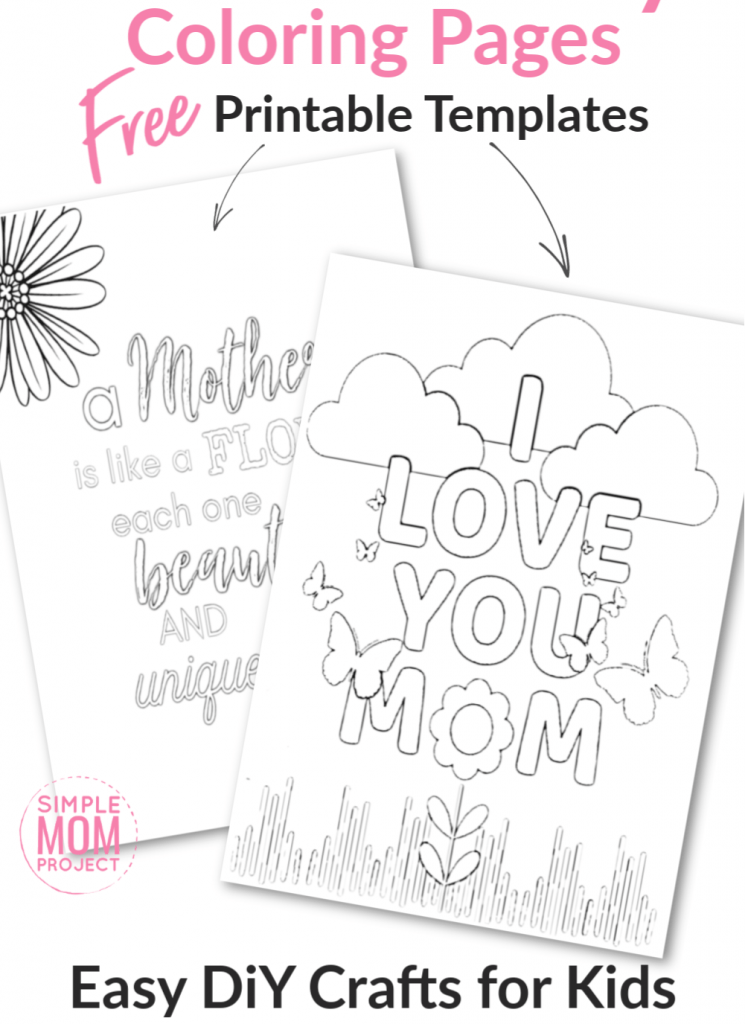 Free printable coloring pages for mom â simple mom project