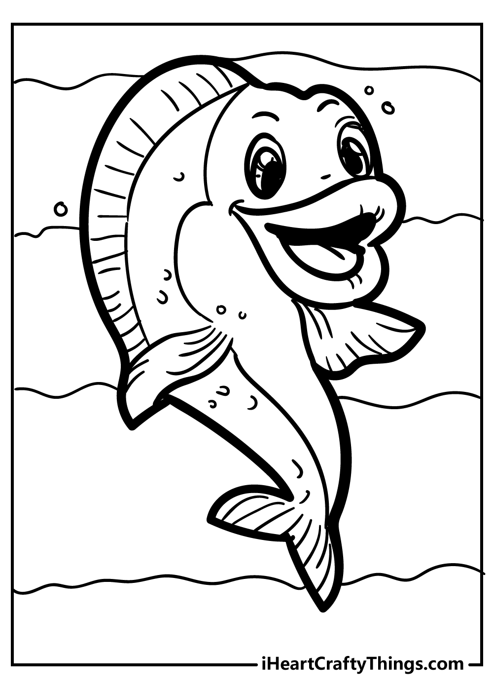 Fish coloring pages free printables