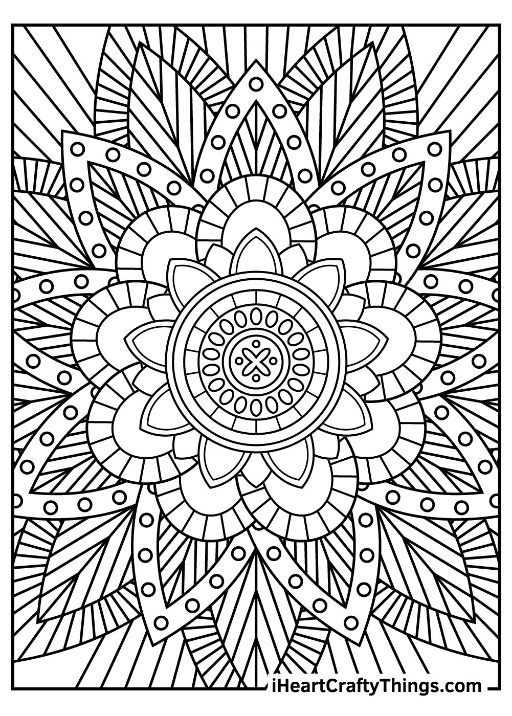 Stress relief coloring pages free printables