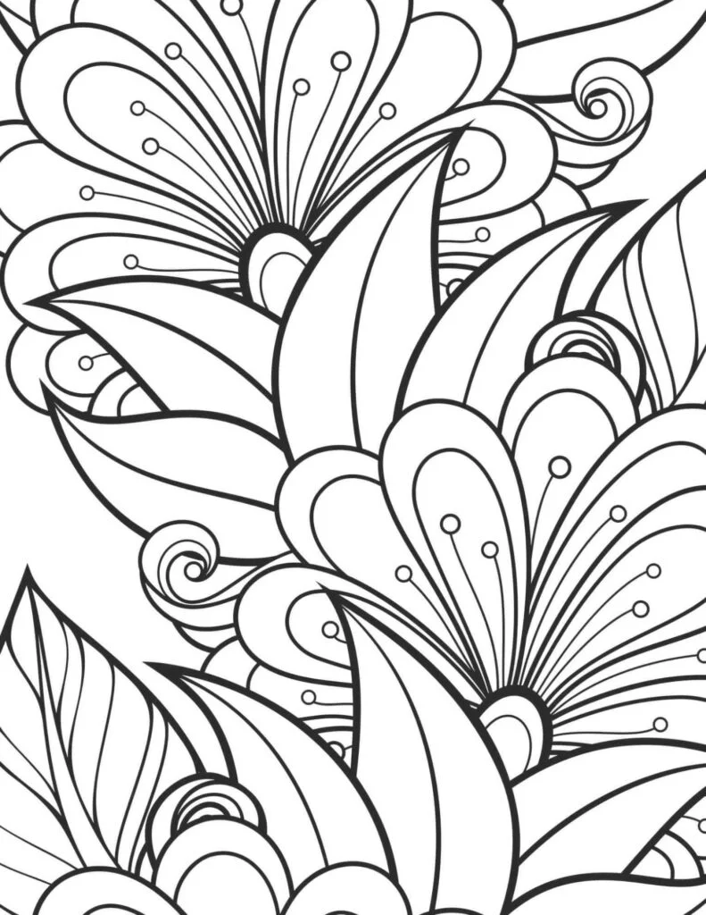 Calming coloring pages for a beautiful spring free sassy sister stuff