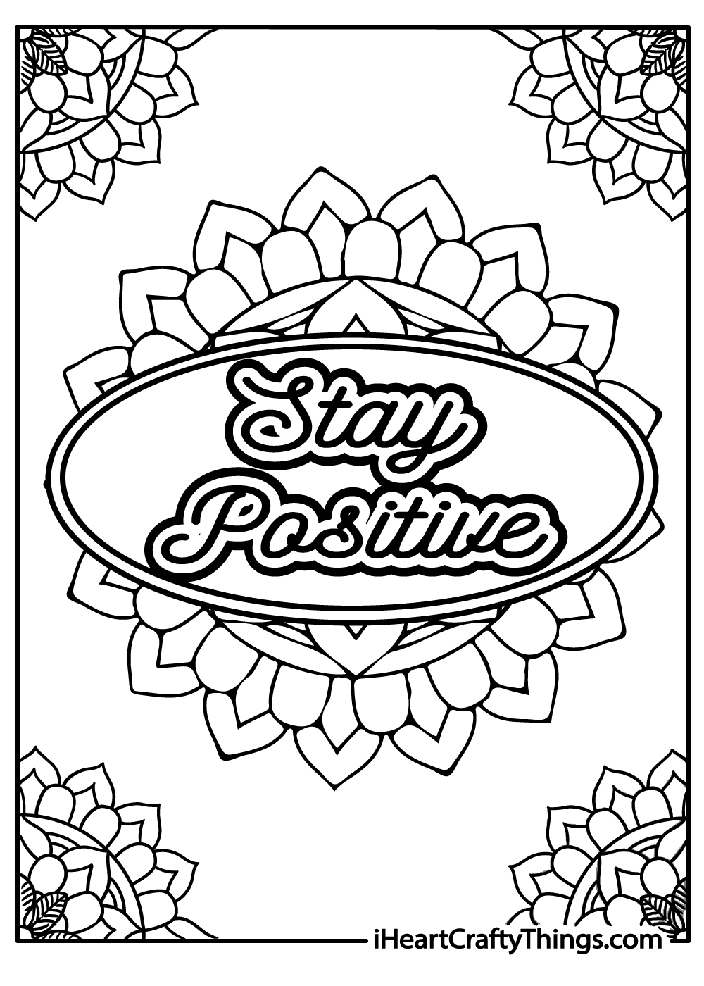 Stress relief coloring pages free printables