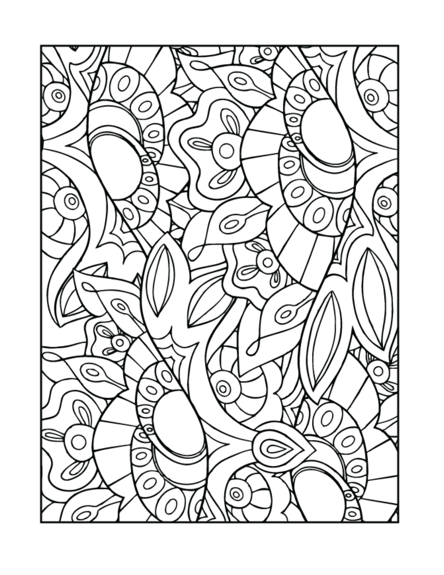 Relaxing mandala coloring book stress relieving