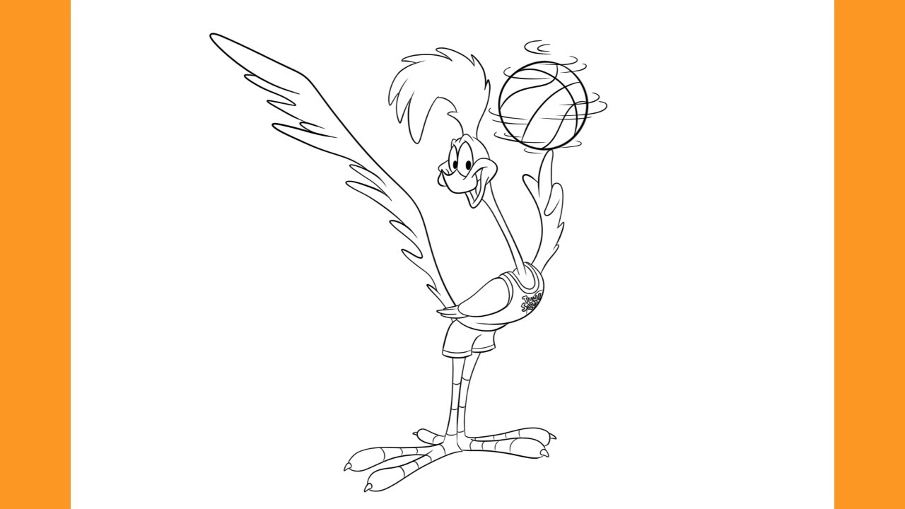 How to draw road runner
