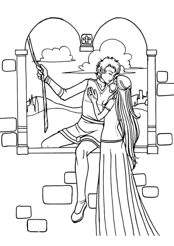 Romeo and juliet coloring pages