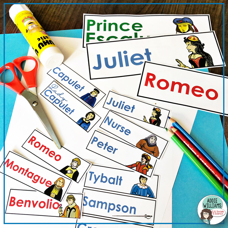 Creative ideas for teaching romeo and juliet