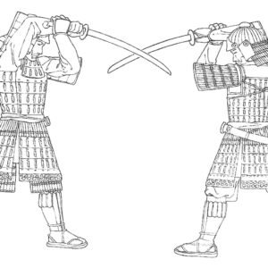Samurai coloring pages printable for free download