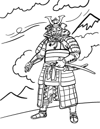 Samurai coloring page coloring pages coloring pages for kids free coloring pages