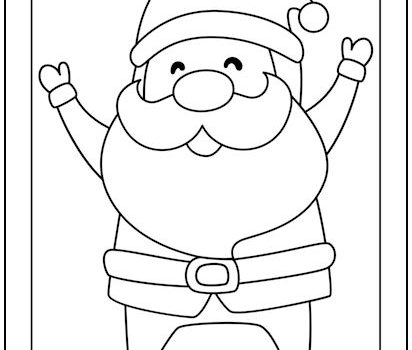 Tag santa coloring page print it free