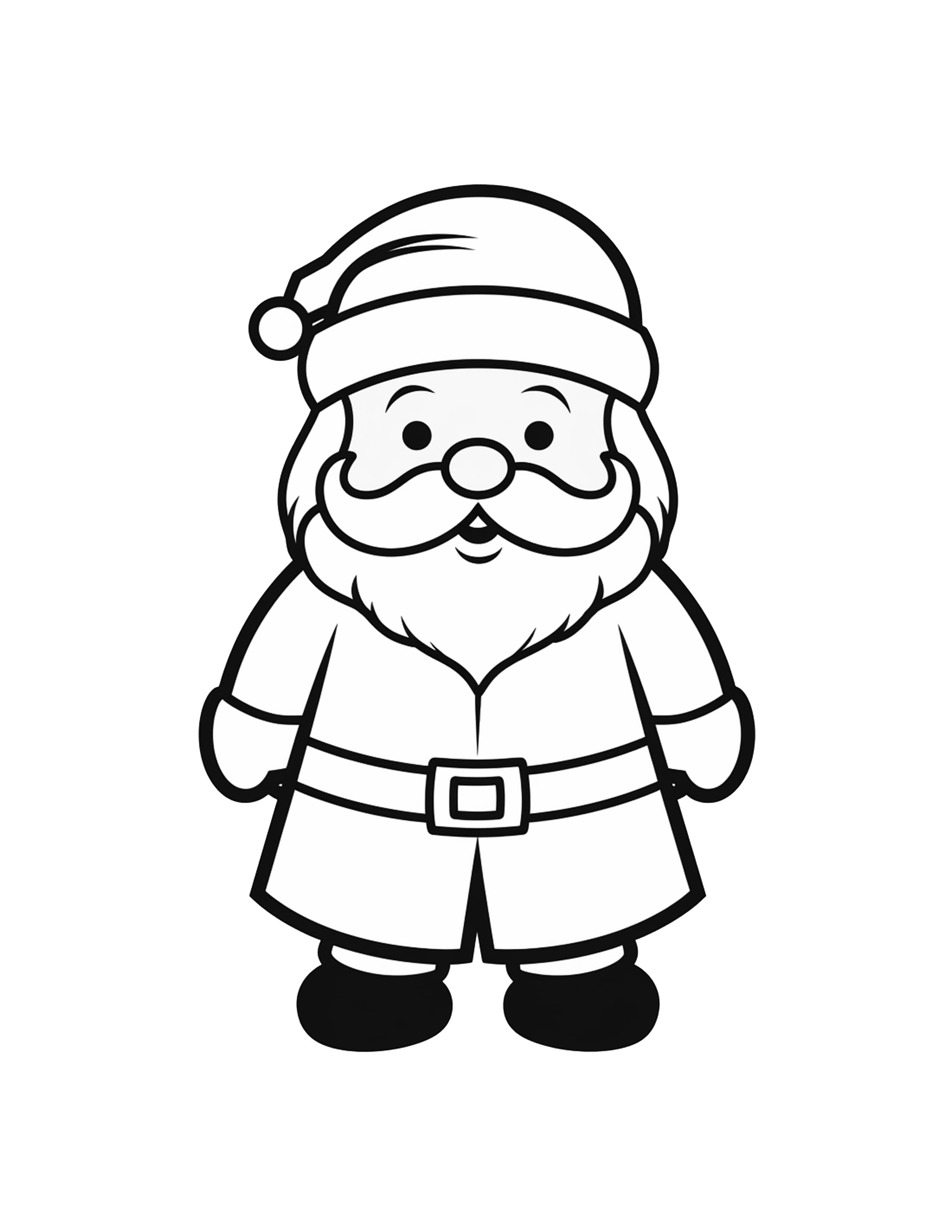 Santa claus coloring pages