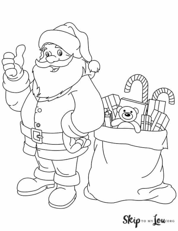 The best santa coloring pages to color this season skip to my lou