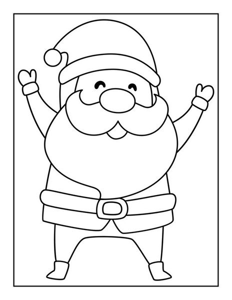 Santa claus coloring pages