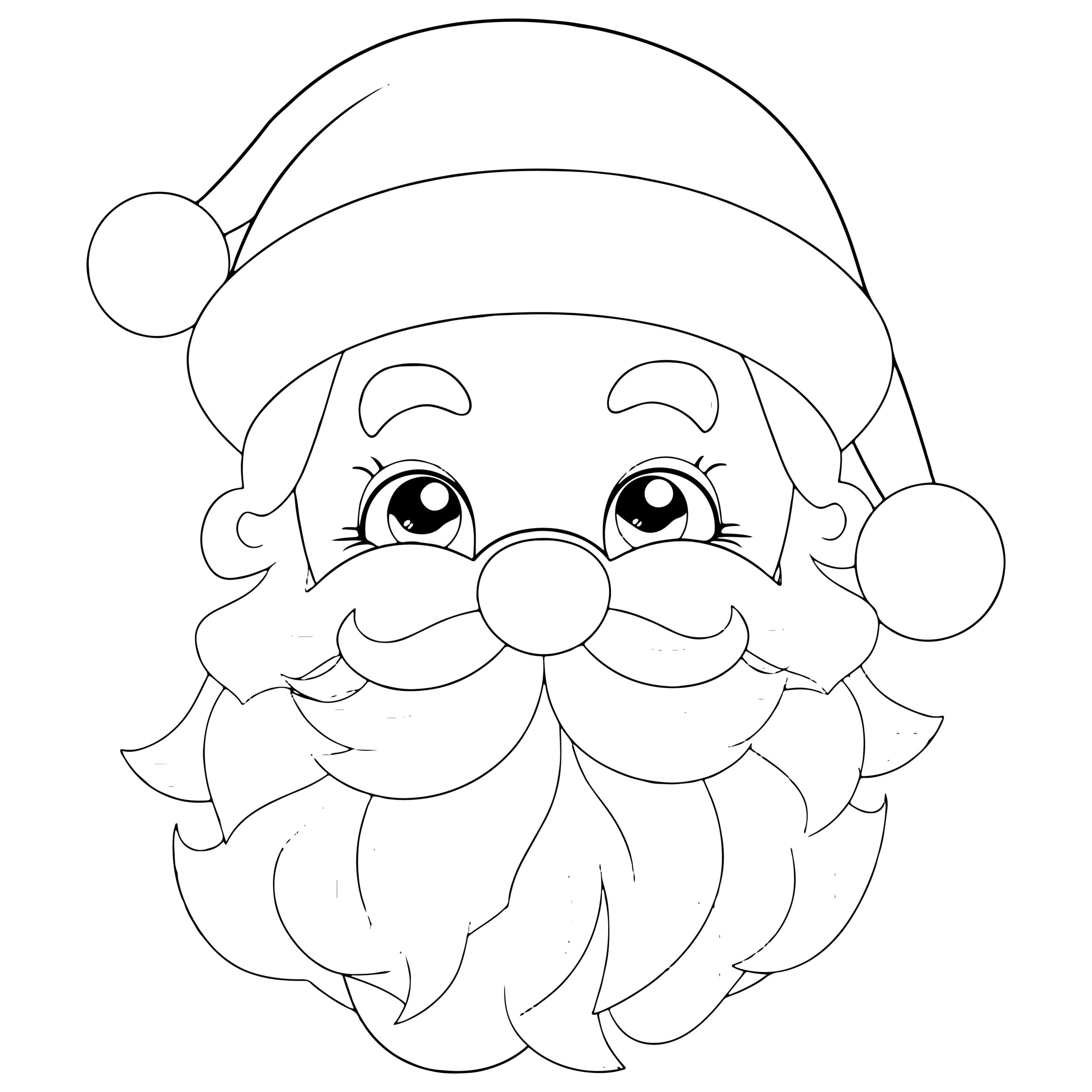 Fun and cute xmas holiday santa claus coloring book with relaxing winter scenes made by teachers