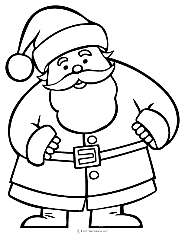 Christmas coloring pages for kids free