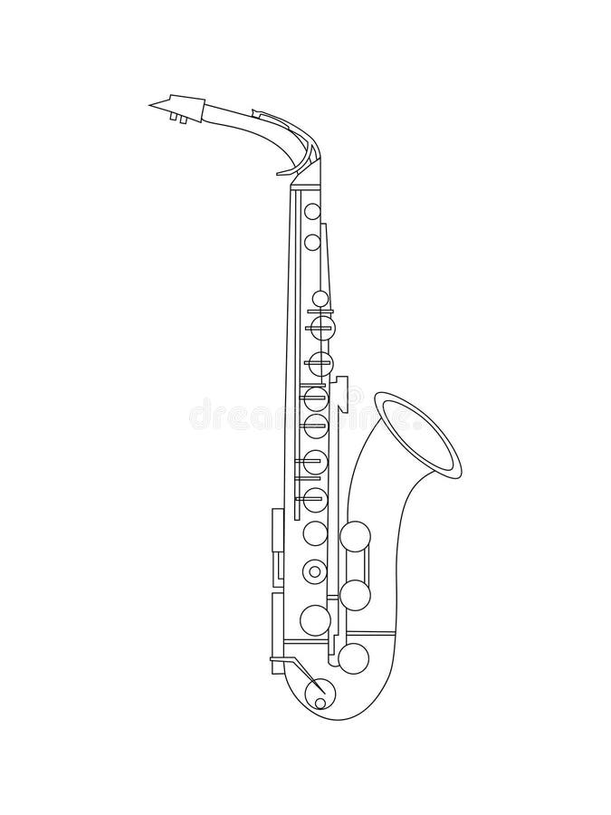 Alto saxophone stock illustrations â alto saxophone stock illustrations vectors clipart