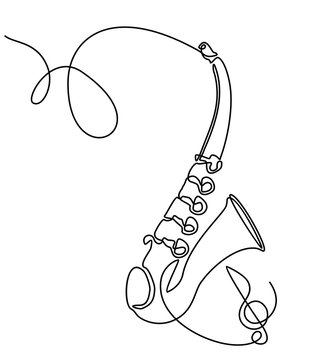 Saxophone drawing images â browse photos vectors and video