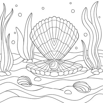 Beach coloring page images â browse photos vectors and video