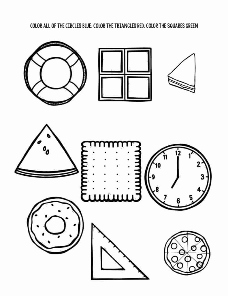 Coloring pages simple shapes coloring pages unique shape