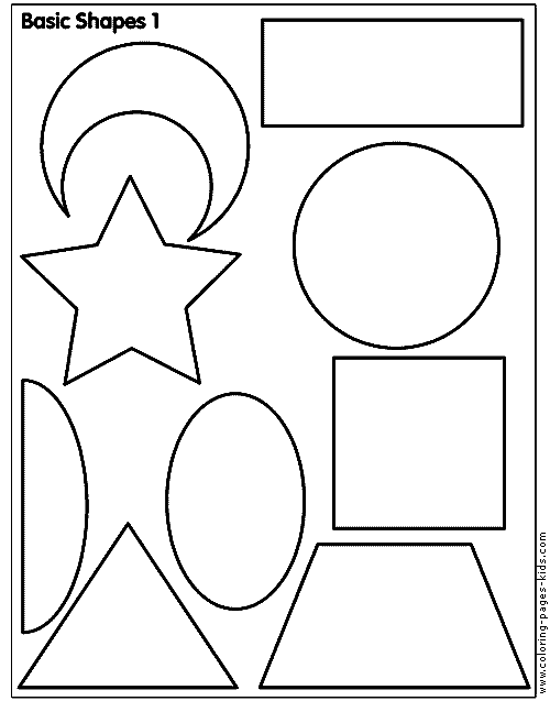 Shape color pages