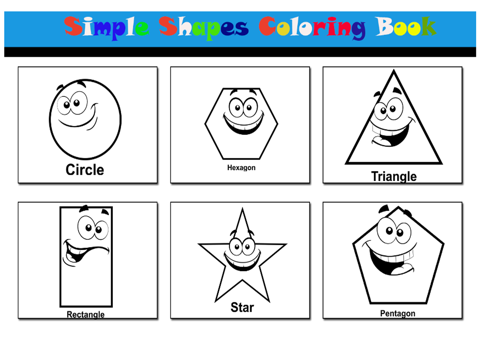 Simple shapes loring pages for toddlers app price drops