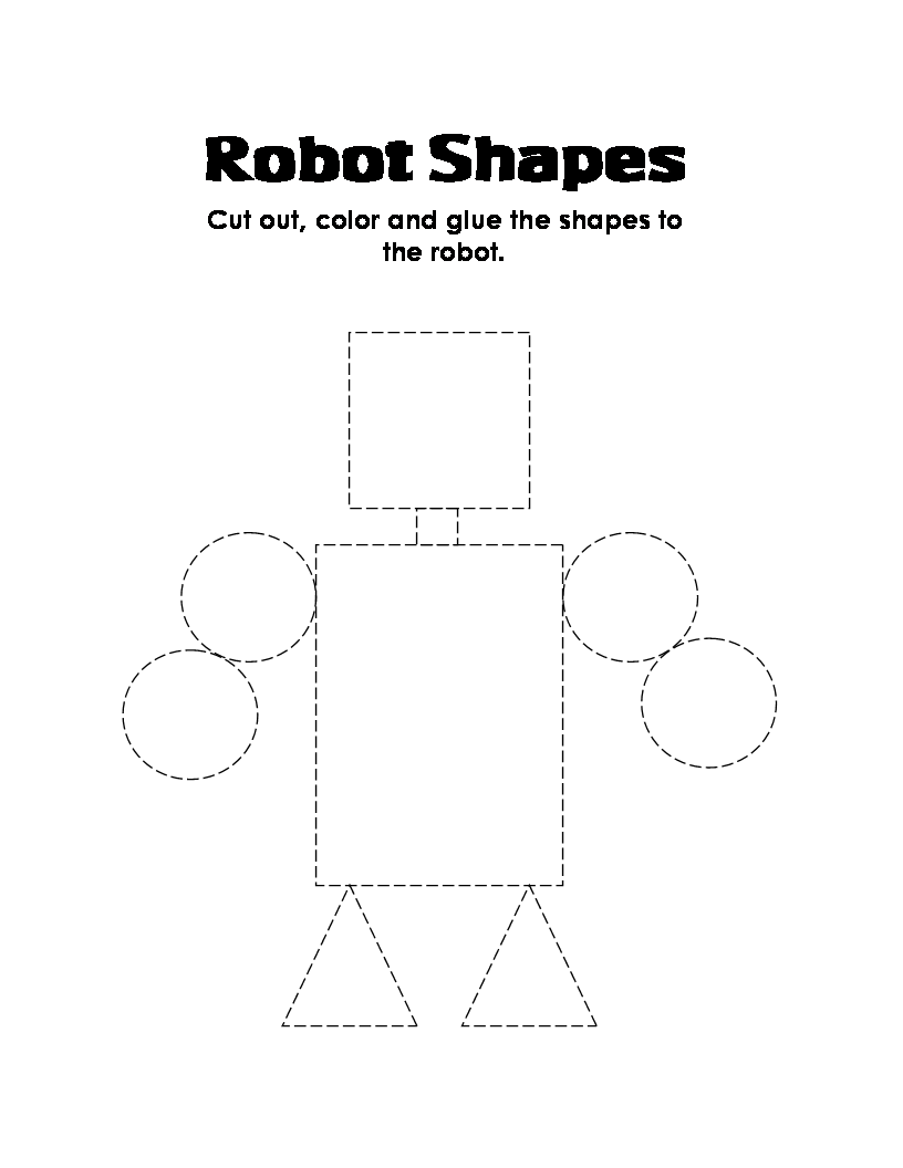 Free printable shapes coloring pages for kids