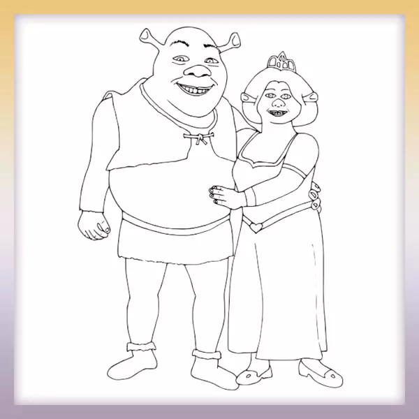 Shrek and fiona â