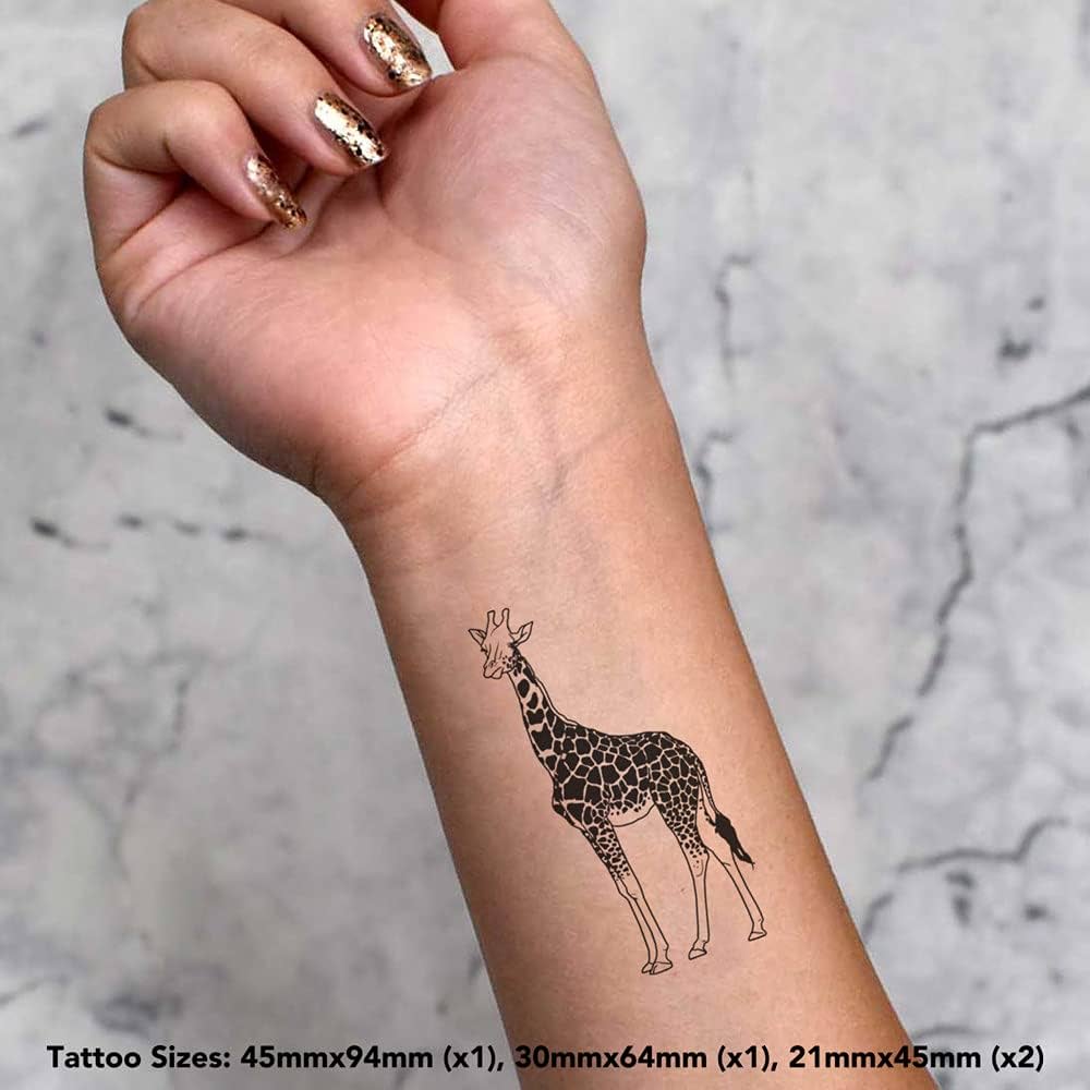 X giraffe temporary tattoos to beauty personal care