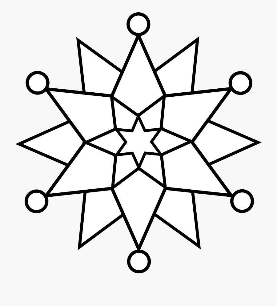 Coloring pages black snowflake clipart easy snowflake coloring pages