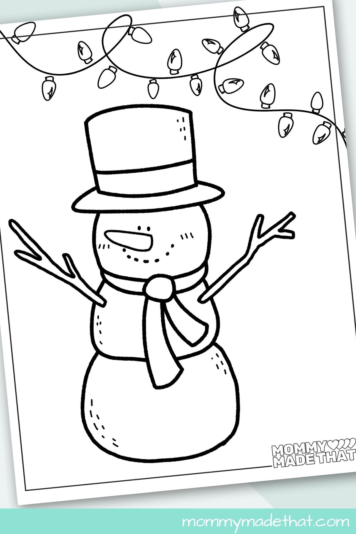 Snowman coloring pages lots of cute free printables